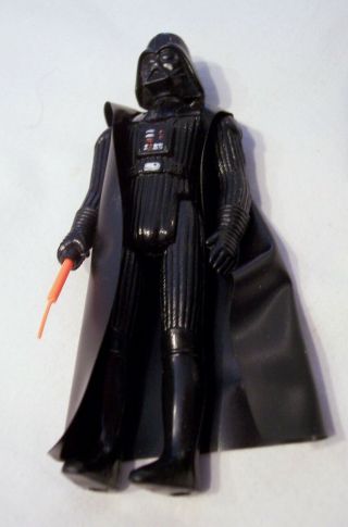 Star Wars Vintage 1977 Darth Vader Hk With Cape & Lightsaber