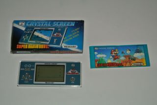 Nintendo Game & Watch Crystal Screen Mario Bros.  Ym - 801 Spares & Repairs