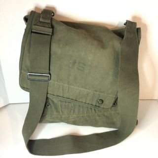 Vintage Wwii Ww2 Us Army Protectors Field Bag Canvas 1942