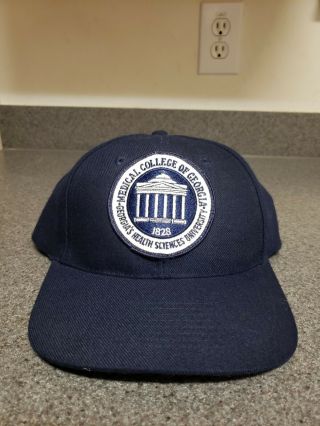 Medical College Of Georgia Health Sciences University Hat Cap Blue 1828