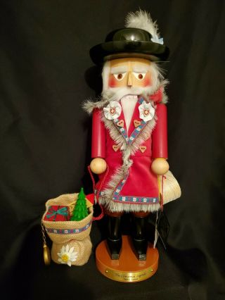 Signed Steinbach Nutcracker Christmas Legends Series Swiss Santa With Tags Nobox