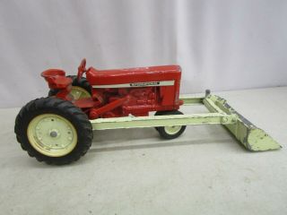 Vintage Ertl International Harvester Tractor With End Loader 12 "