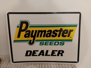 Paymaster Hybrid Seed Dealer Advertising Sign