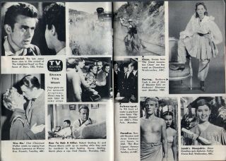 1956 ILLINOIS TV GUIDE TINY JOHNSON ALICE LON JAMES DEAN HANS CONRIED CHEYENNE 3