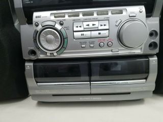 Vintage AIWA CX - NA707 Bookshelf Mini Compact Stereo System CD AM FM Tape 3