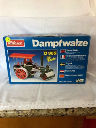 Wilesco Dampfwalze Live Steam D365 Old Smokey Steam Roller