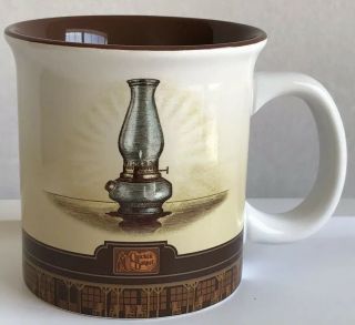 Cracker Barrel Old Country Store Oil Lamp Graphic Ceramic Coffee Beverage Mug