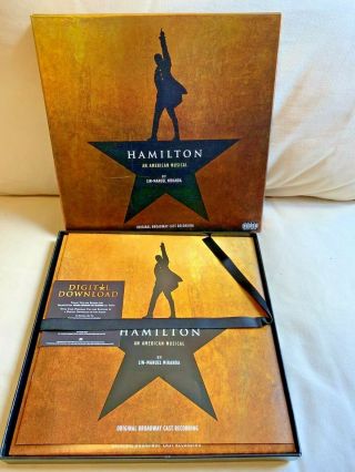 Hamilton (broadway Cast Recording) Vinyl Open Box Digital Download