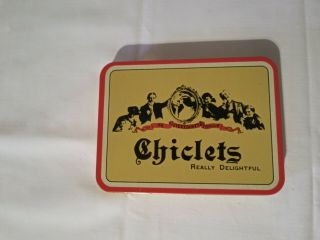 Vintage Chiclets Really Delightful Gum Tin With Gum Boxes