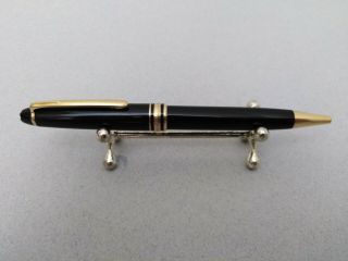 ✒ Montblanc Meisterstuck Classic Black And Gold Ballpoint Pen