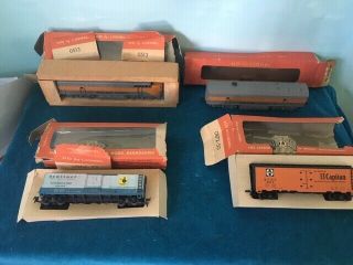 Vintage Ho By Lionel Model Trains (set Of Four) Boxes