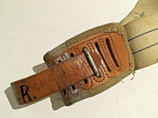 Vintage Leather Humane Wrist Restraint J.  T.  Posey Co. ,  E.  R.  Psych 3