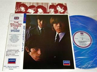 The Rolling Stones Vol.  2 - Japan Blue Vinyl Lp - Near W/obi & Insert