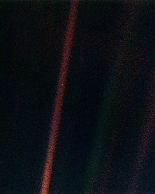 Nasa Voyager 1 Earth Pale Blue Dot 11x14 Silver Halide Photo Print