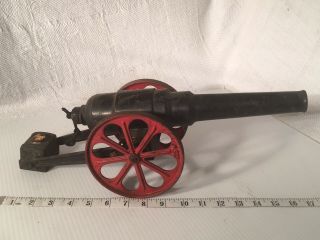 Vintage Cast Iron Big Bang Toy Cannon 12 Fw 12 Fac 12 Fdb Field Artillery Gun