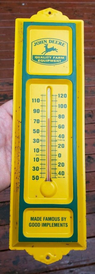 Vintage 4 Legged John Deere Thermometer
