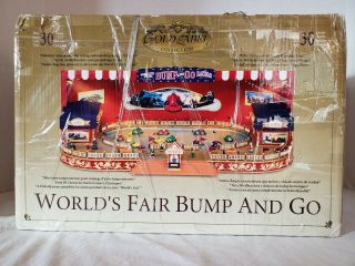 Rare Mr Christmas World’s Fair Bumper Cars Action/lights Music Box