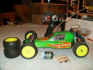 Vintage Team Losi Xxx Racing Buggy 1/10 Hitec Radio Novak Speed Controller