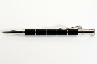Graf Von Faber - Castell Classic Anello Ivory Black - Platinum Trim Ballpoint Pen.