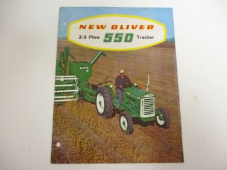 Oliver 2 - 3 Plow 550 Tractor Sales Brochure