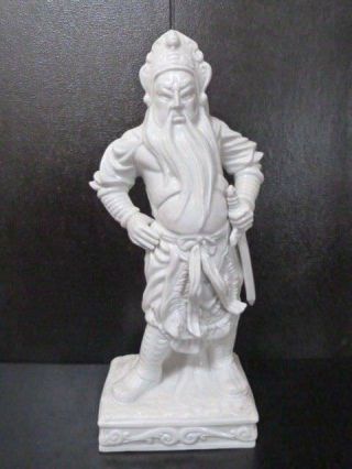 Fitz And Floyd Porcelain Asian Japanese Oriental Warrior Statue Figurine 1977