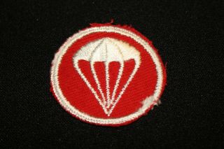 Airborne Parachute Wwii Vintage Military Patch Authentic U.  S.