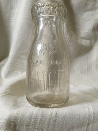 Vintage Half Pint Milk Bottle Hood 