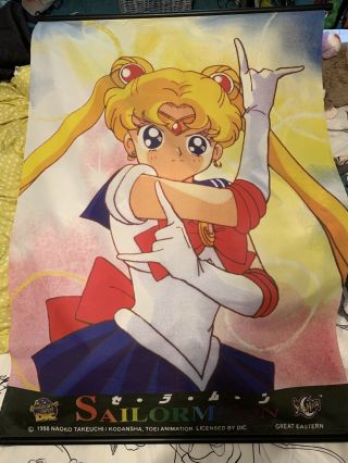 1998 Sailor Moon Wall Scroll