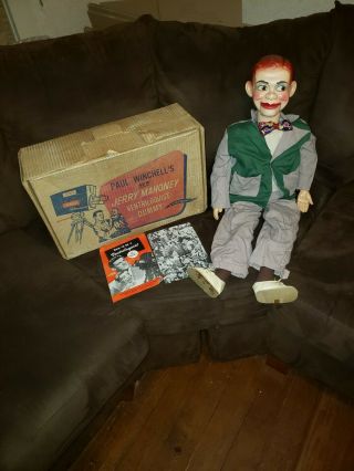 1950s Jerry Mahoney Juro Paul Winchell Ventriloquist Dummy Doll Puppet