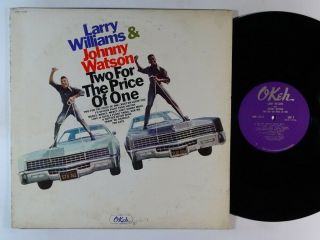 Larry Williams & Johnny Watson Two For The Price Of One Lp On Okeh Vg,  Mono