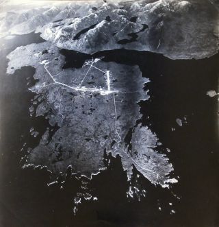ANNETTE ISLAND ALASKA US NAVY AERIAL RECON VIEW (2 PHOTOS) - 1948 2