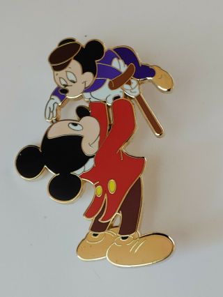 Disney A Christmas Carol Mickey Mouse - Bob Cratchit with Tiny Tim Pin LE 100 3