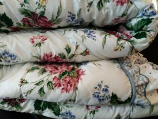 Waverly Belle Rive Queen / Full Comforter / Bedspread Vintage Hard To Find