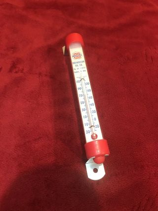 Vintage Advertising Thermometer,  Richardson Champlin Oil In Parker,  Sd.