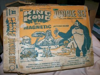 1967 Mpc Multiple Toymakers King Kong Jungle Playset Bond Family Complete ?