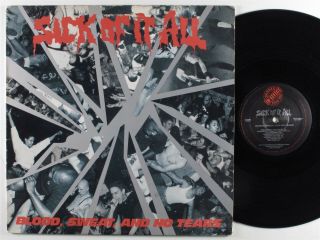Sick Of It All Blood,  Sweat,  And No Tears In Effect Lp