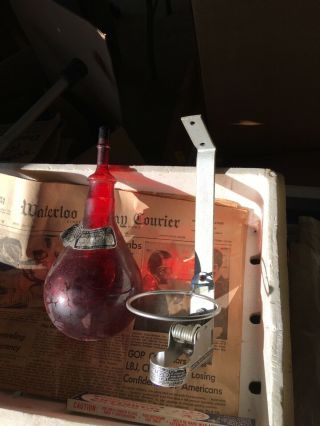 Vintage Autofyrstop Glass Fire Extinguisher