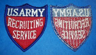 Cut - Edge Ww2 U.  S.  Army Recruiting Service Patch