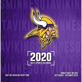 Turner Licensing,  2020 Minnesota Vikings Desk Calendar