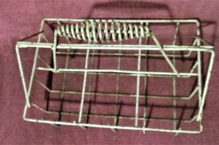 Medal Wire Milk 6 Pack Quart Bottle Carrier With Handle 2