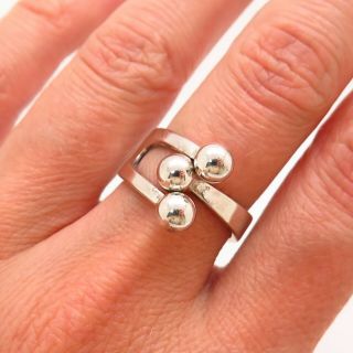 Anna Greta Eker Norway 925s Sterling Silver Modernist Designer Handcrafted Ring
