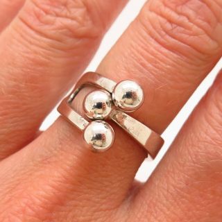 Anna Greta Eker Norway 925S Sterling Silver Modernist Designer Handcrafted Ring 2