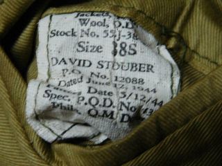 Orig WW2 enlisted jacket with matching shirt.  2nd Air force.  staff sgt 3