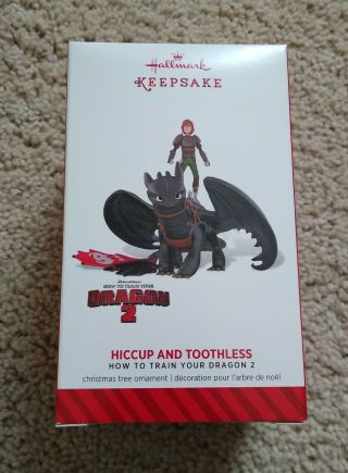 Hallmark Keepsake 2014 Ornament How To Train Your Dragon 2 Hiccup & Toothless