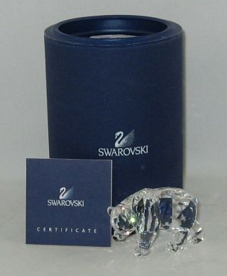 Swarovski Scs Crystal Figurine " Sister Bear " &