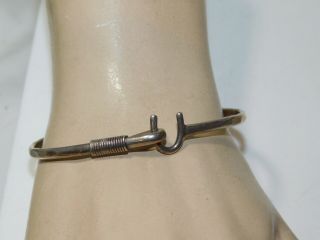 Sonya Ltd St Croix Sterling Silver U Hook Style Bangle Bracelet 10j 104