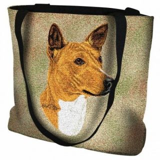 Basenji Dog Tote Bag 1184 - B (robert May) Pure Country