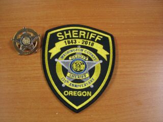Washington County,  Oregon Sheriff Felt (police) Shoulder Patch Or