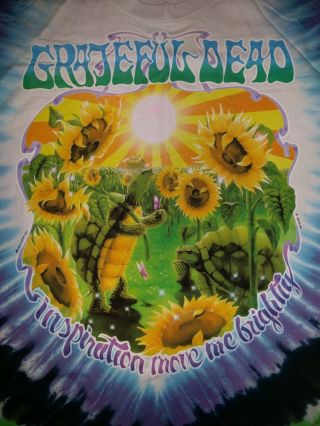 Vintage Concert T - shirt XL Grateful Dead Summer 1995 Tour Jerry Garcia ' s Last 2