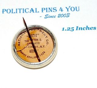 1928 CHARLES CURTIS campaign pin pinback political button presidential election 2